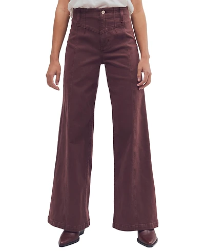 Free People Women's Libre Corduroy High-Rise Wide-Leg Pants