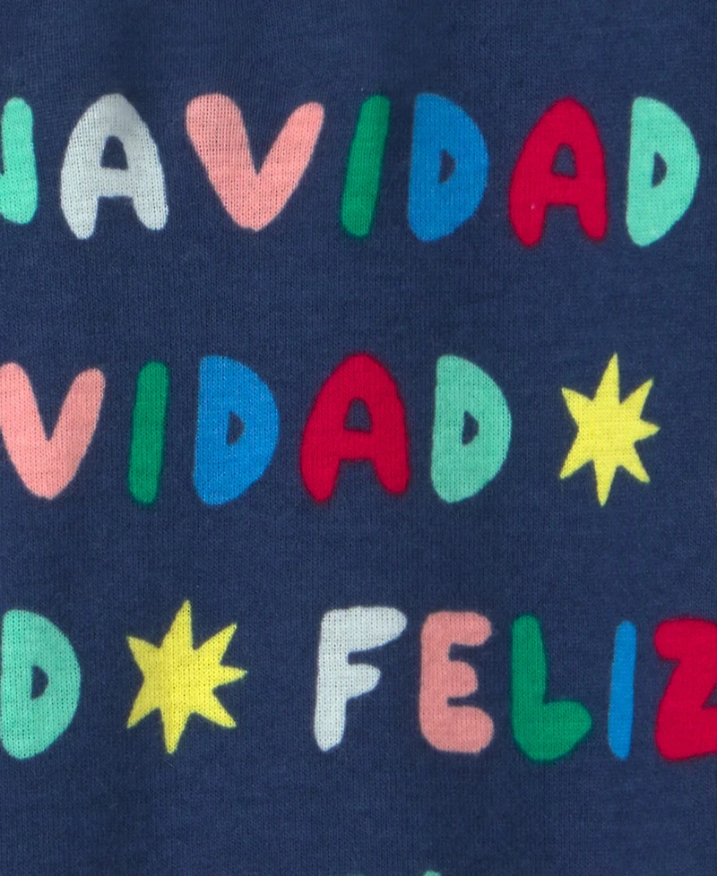 Carter's Baby Boys' and Girls' Feliz Navidad Snug-Fit 2-Way Zip 1-Piece Footed Pajama