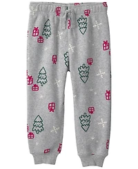 Carter's Toddler Boys' 2T-5T Long-Sleeve Quarter-Zip Holiday Top and Pants Set