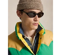 Polo Ralph Lauren Men's Western-Style Leather Yoke 750-Fill-Power Down Vest