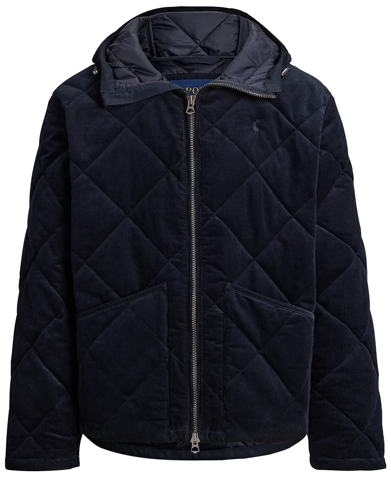 Polo Ralph Lauren Men's Hurston Quilted Corduroy Hooded Jacket