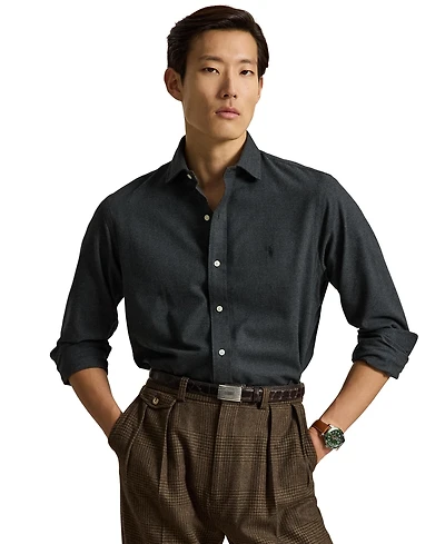 Polo Ralph Lauren Men's Classic Fit Long-Sleeve Cotton-Blend Twill Shirt