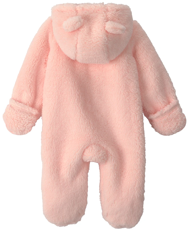 Carter's Baby Girls' Bear Hooded Long-Sleeve Jumpsuit