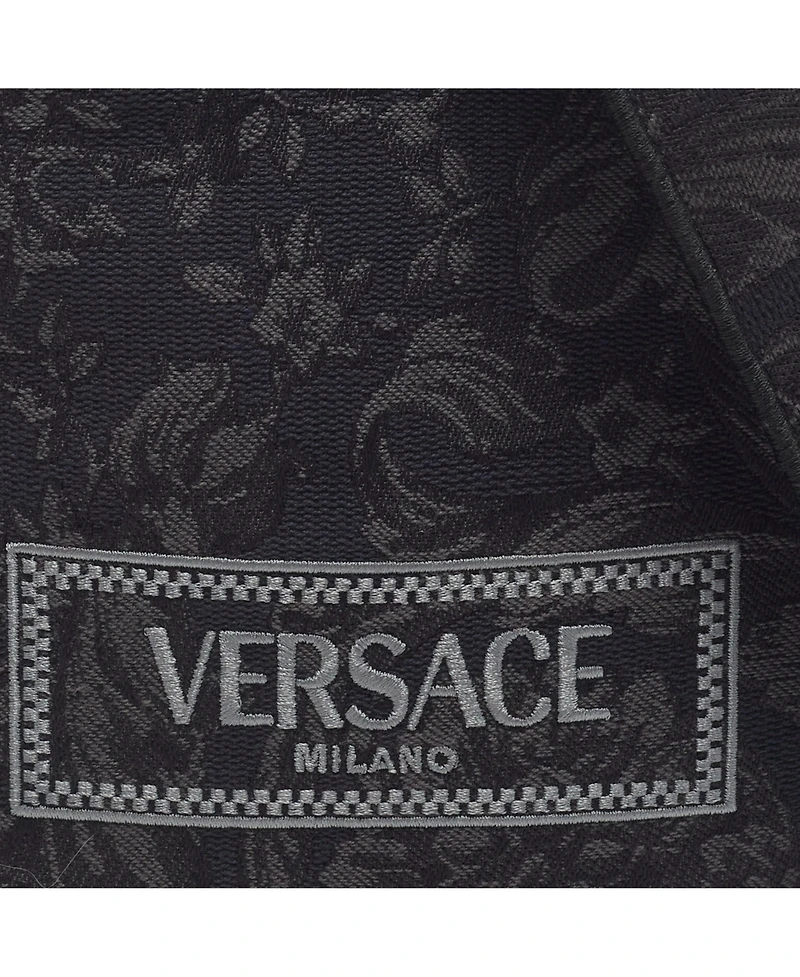 Pre-Owned Versace Women's Mini Barocco Jacquard Canvas Tote Bag