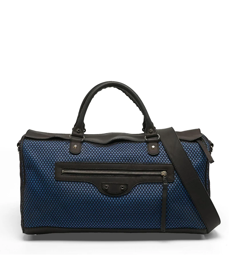 Pre-Owned Balenciaga Women's Mesh and Leather Squash Duffel Bag