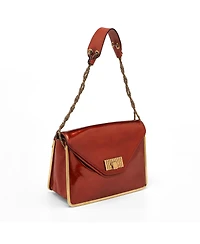Pre-Owned Chloe Women's Sally Patent Leather Shoulder Bag