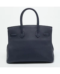 Pre-Owned HERMES Women's Birkin 30 Rouge Leather Tote