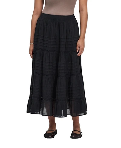 Finery London Women's Imani Tiered High-Waisted Midi Skirt
