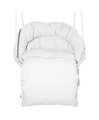 Slickblue Cotton Rope Hanging Hammock Chair for Patio Balcony Bedroom