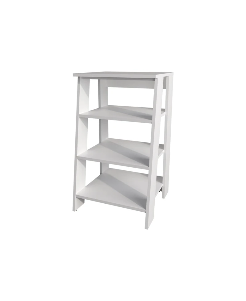 Fm Furniture McNeal freestanding bathroom shelf with open storage