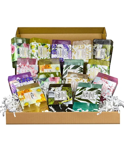 Lovery 8 Piece Handmade Soap Gift Set, Variety Pack Bath and Body Care Gift Set