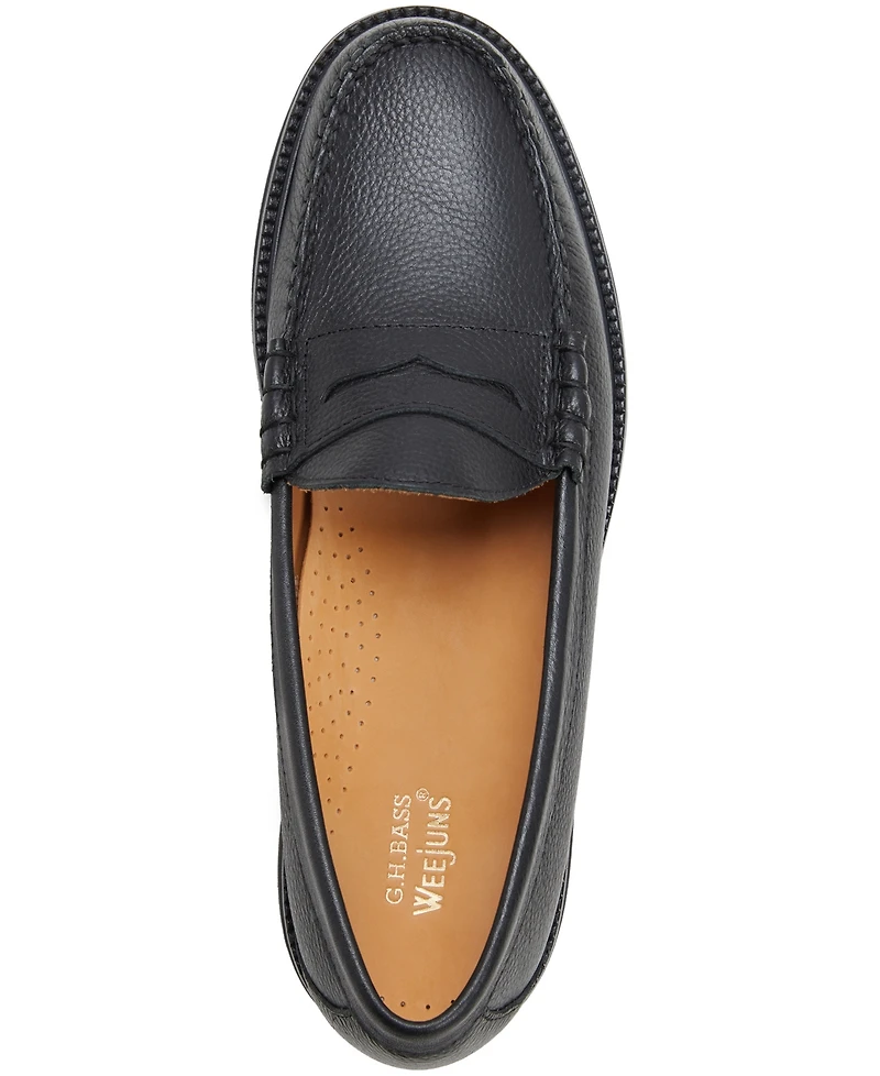 G.h.bass Larson Weejuns Round-Toe Lug-Sole Penny Loafer