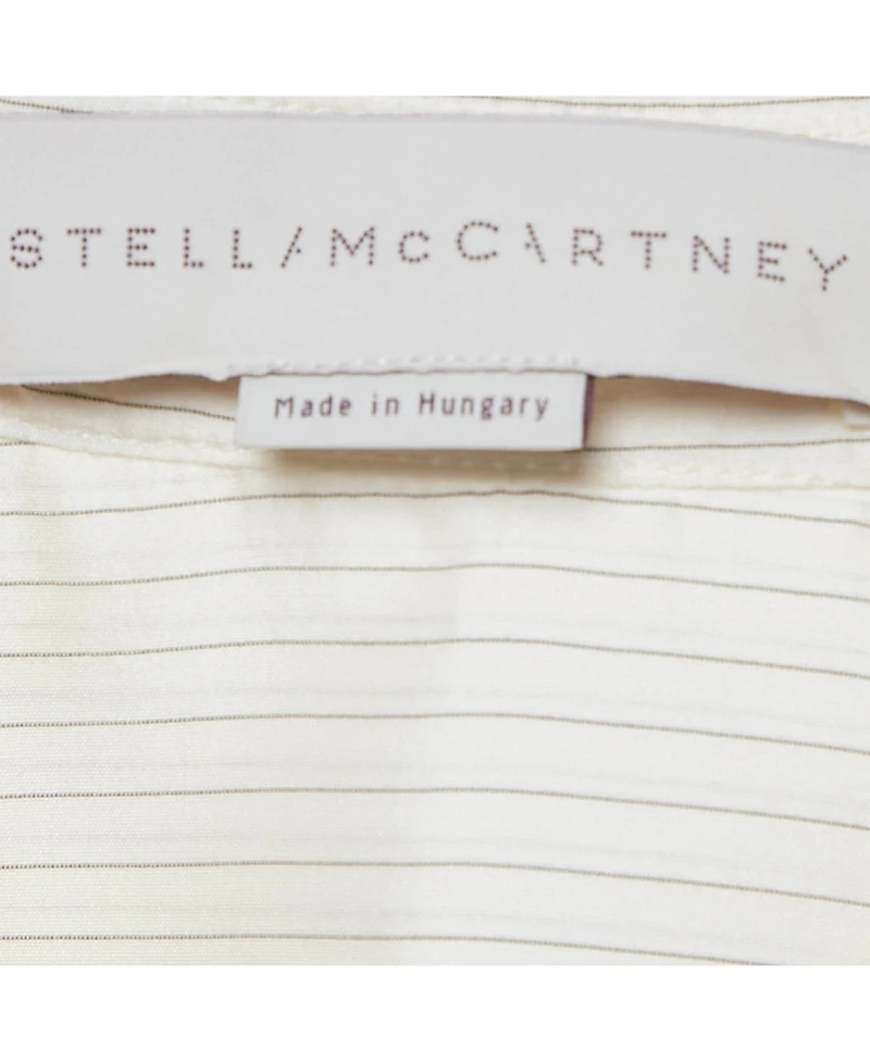 Stella McCartney Women's Striped Long-Sleeve Silk Shirt