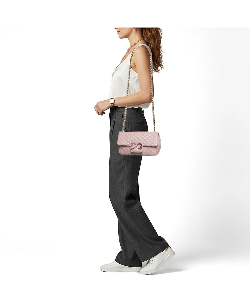 Pre-Owned Dolce & Gabbana Women's Dg Millennials Quilted Leather Shoulder Bag