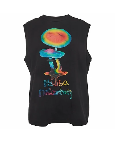 Pre-Owned Stella McCartney Women's Graphic Crewneck Sleeveless T-Shirt