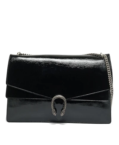 Pre-Owned Gucci Women's Dionysus Large Patent Leather Shoulder Bag
