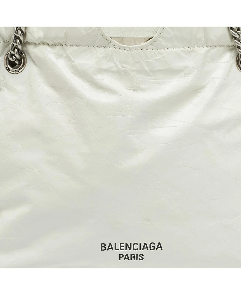 Pre-Owned Balenciaga Women's Crushed Leather Chain Shoulder Bag