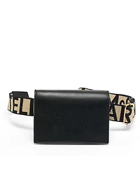 Pre-Owned Stella Mccartney Women's Logo Convertible Faux Leather Belt Bag