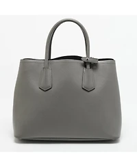 Pre-Owned Prada Women's Saffiano Cuir Leather Double Tote Bag