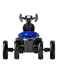Yobtop 12V Electric Kids Pedal Go Kart - Foldable Outdoor Ride On Toy with Adjustable Seat, 4 Non-Slip Eva Wheels, Boys Girls Ages 3-6