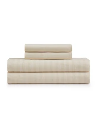Tommy Bahama Home Coastline Micro Stripe 100% Cotton 4-Piece Sheet Set