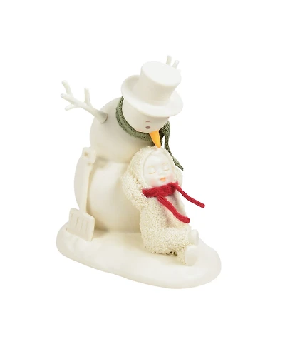 Department 56 Snowbabies Building a Snowman Is Exhausting Figurine