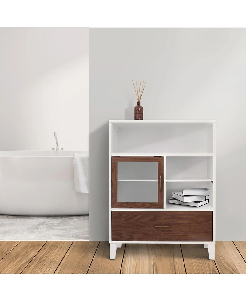 Teamson Home Tyler Modern Wooden Floor Storage Cabinet