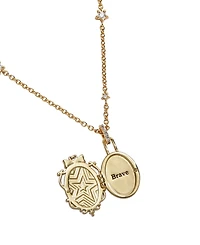 Alex and Ani American Girl Kirsten 'Brave' Locket Necklace