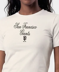 Champion Women's San Francisco Giants Cropped Short-Sleeve T-Shirt