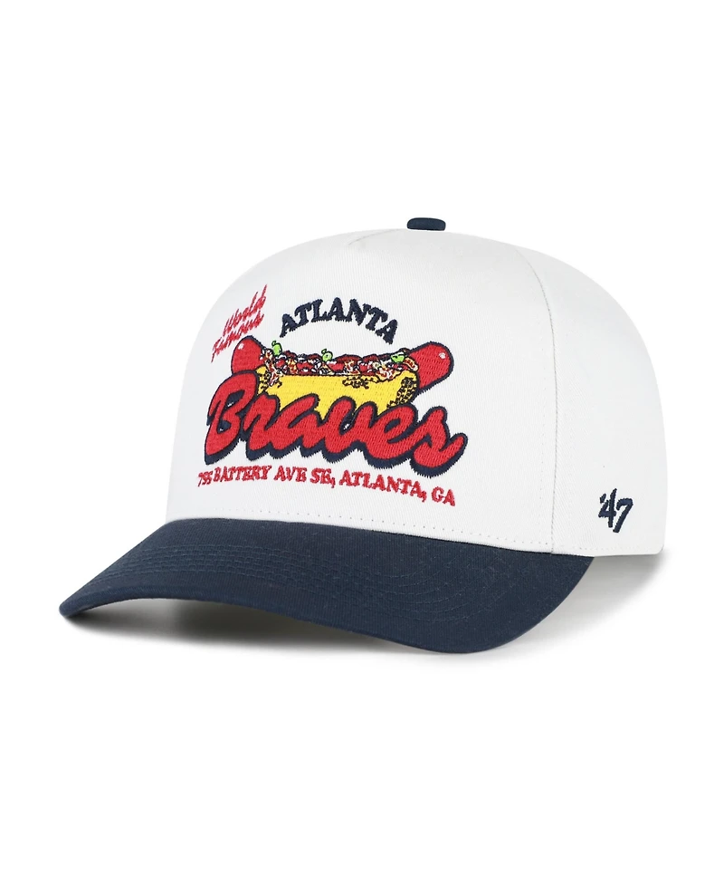 '47 Brand Atlanta Braves Glizzy Collection Hitch Five-Panel Adjustable Hat