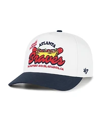 '47 Brand Atlanta Braves Glizzy Collection Hitch Five-Panel Adjustable Hat