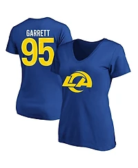 Fanatics Plus Size Myles Garrett Los Angeles Rams V-Neck T-Shirt