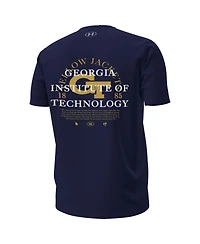 Under Armour Men's Navy Georgia Tech Yellow Jackets 2026 Sideline Heat Gear T-Shirt