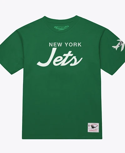 Mitchell & Ness Men's New York Jets Head Coach Classic-Fit Screen Print T-Shirt