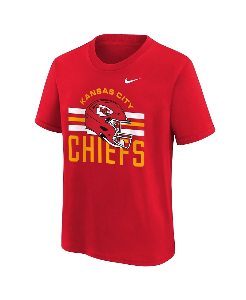 Nike Boys' and Girls' 4-20 Kansas City Chiefs Team Issue 100% Cotton T-Shirt