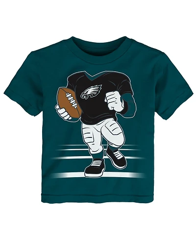 Outerstuff Toddler Boys' 2T-5T Philadelphia Eagles Game Fit Screen Print Graphics T-Shirt