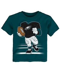 Outerstuff Toddler Boys' 2T-5T Philadelphia Eagles Game Fit Screen Print Graphics T-Shirt