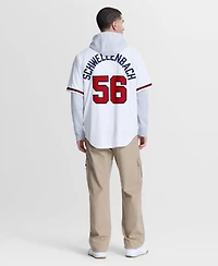 Nike Men's Atlanta Braves Spencer Schwellenbach V-Neck Replica Jersey