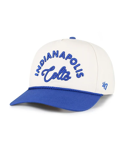 '47 Brand Women's Natural Indianapolis Colts Rope Script Hitch Adjustable Hat