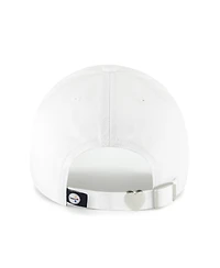 '47 Brand Women's White Pittsburgh Steelers Trendy Script Clean Up Adjustable Hat