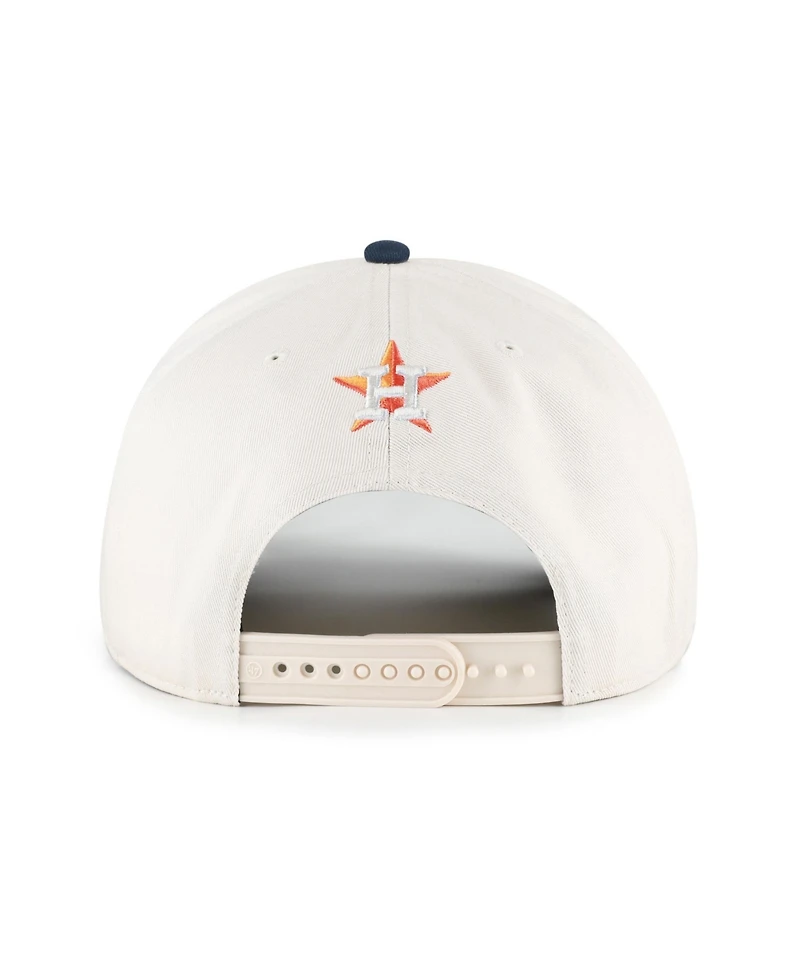 '47 Brand Men's and Women's Natural/Navy Houston Astros Rope Script Hitch Adjustable Hat