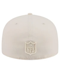 New Era Men's Cream England Patriots Color Pack 59FIFTY Fitted Hat