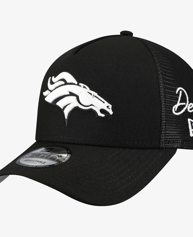 New Era Men's Denver Broncos City Script Adjustable Baseball Cap