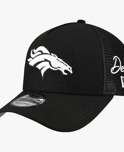 New Era Men's Denver Broncos City Script Adjustable Baseball Cap