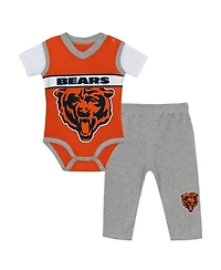 Outerstuff Baby Chicago Bears Jersey Bodysuit and Pants, 2-Piece Set