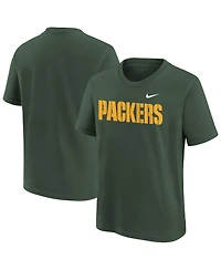 Nike Boys' 4-20 and Girls' 4-16 Green Bay Packers Crewneck Graphic T-Shirt