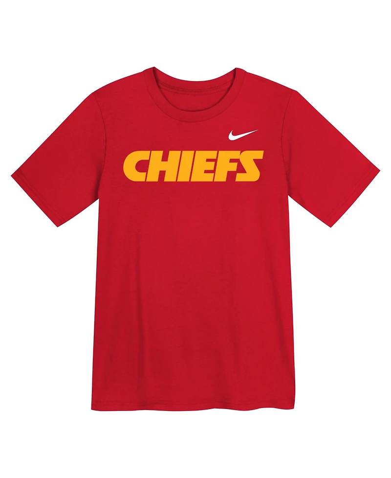 Nike Boys' 2T-5T Kansas City Chiefs Wordmark T-Shirt