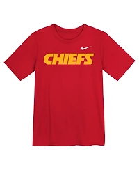 Nike Boys' 2T-5T Kansas City Chiefs Wordmark T-Shirt