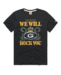 Homage Men's and Women's Green Bay Packers Schedule Queen Tri-Blend T-Shirt