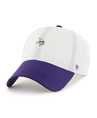'47 Brand Men's Cream Minnesota Vikings Modernia Clean Up Adjustable Hat